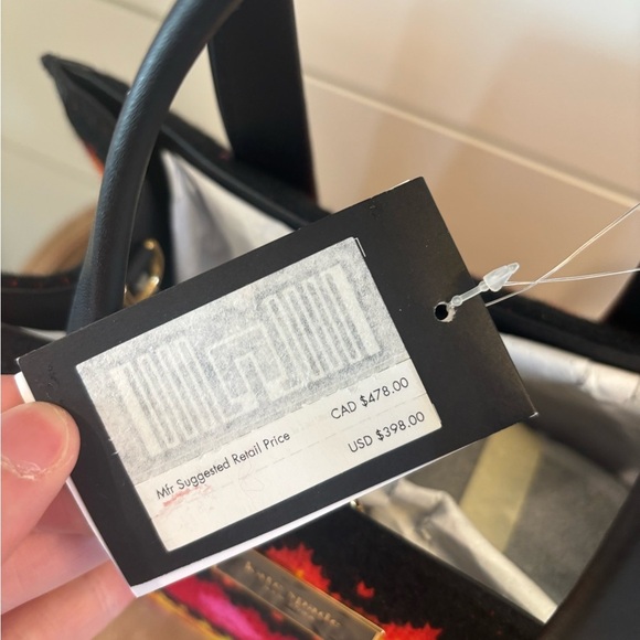 Kate Spade Manhattan Carnival Fair Isle Small Tote NWT - Picture 10 of 14